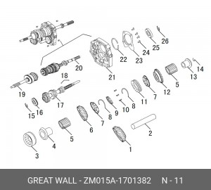  ZM015A-1701382 GREAT WALL