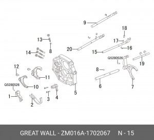  ZM016A-1702067 GREAT WALL