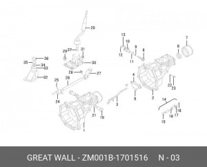  ZM001B-1701516 GREAT WALL