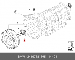 Гидротрансформатор АКПП (ремкомплект) 24 10 7 581 595 BMW