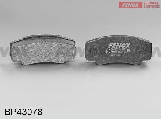 Колодки тормозные дисковые BP43078 FENOX