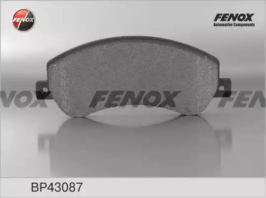 Колодки тормозные дисковые BP43087 FENOX