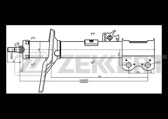 Амортизатор подвески SG-4900 ZEKKERT