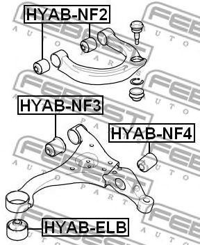Сайлентблок HYAB-NF2 FEBEST