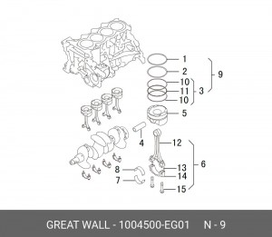  1004500-EG01 GREAT WALL