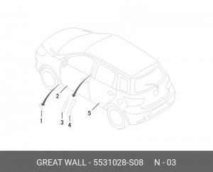  5531028-S08 GREAT WALL