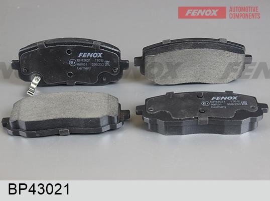 Колодки тормозные дисковые BP43021 FENOX