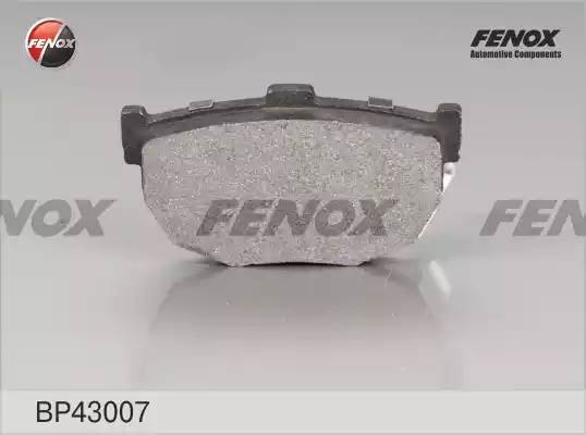 Колодки тормозные дисковые BP43007 FENOX