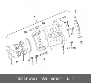  3501106-K00 GREAT WALL