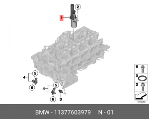 Клапан механизма изменения фаз ГРМ 11 37 7 603 979 BMW