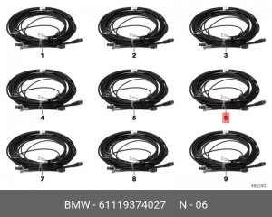 Рем.модуль круговой обзор камер 61 11 9 374 027 BMW