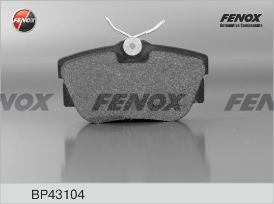 Колодки тормозные дисковые BP43104 FENOX