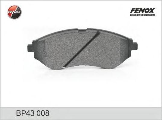 Колодки тормозные дисковые BP43008 FENOX