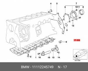 Прокладки ДВС (комплект) 11 11 2 245 749 BMW