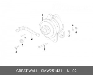  SMW251431 GREAT WALL