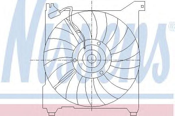 Электромотор радиатора охлаждения ДВС 85411 NISSENS