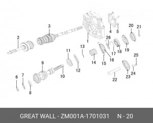  ZM001A-1701031 GREAT WALL
