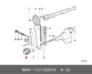 Звездочка ГРМ - газораспределительного механизма 11 21 1 265 010 BMW