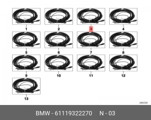 Модуль провода 61 11 9 322 270 BMW
