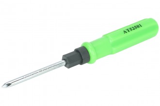 Отвертка комбинированная "АТ" 65мм (PH1 - SL5) пластиковая ручка
