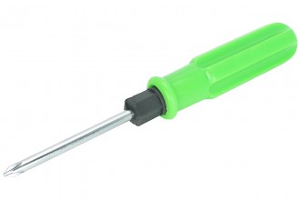 Отвертка комбинированная "АТ" 75мм (PH2 - SL6) пластиковая ручка