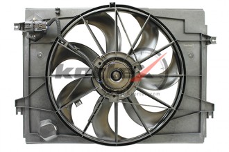 Вентилятор радиатора Hyundai Tucson/Kia Sportage (04-) (тип Dowoon) (LFK 0880) с кожухом