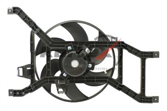 Вентилятор радиатора Renault Logan (08-)/Lada Largus (12-) (LFc 0955) с кожухом